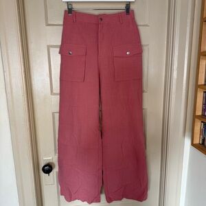 HALARA Pink Wide-Leg Women's Pants